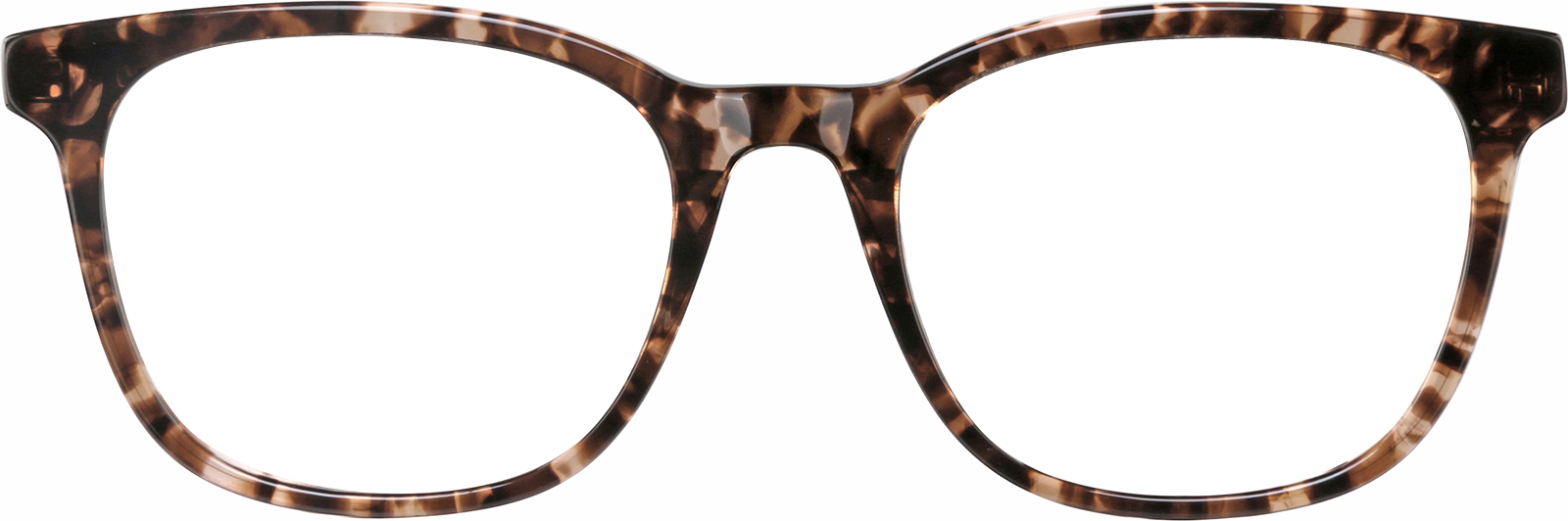 ようこページ Tortoiseshell Kid's Square Glasses #4449825 | Zenni Optical
