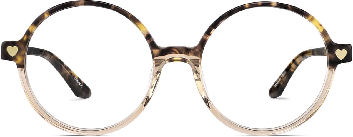 Tortoiseshell Round Glasses #4449925 | Zenni Optical