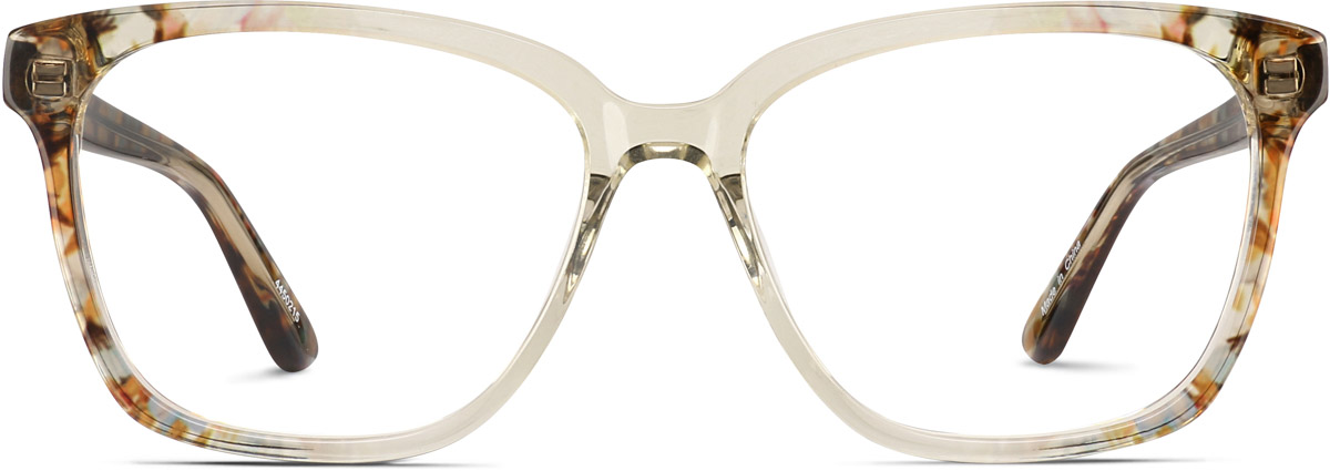 Beige Square Glasses #4450215