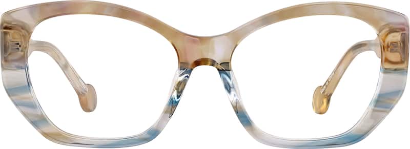 Beachside Kids' Geometric Glasses