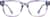 Front view of Kids' Square Glasses 4450517 in Wavelength thumbnail