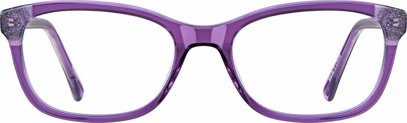 Purple Rectangle Glasses