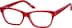 Kids' Rectangle Glasses 4450918 in Red Glitter