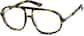 Angle view of Aviator Glasses 4451025 in Tortoiseshell thumbnail