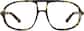 Front view of Aviator Glasses 4451025 in Tortoiseshell thumbnail