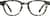 Front view of Kids' Square Glasses 4451124 in Camouflage thumbnail