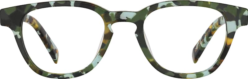 Camouflage Kids' Square Glasses