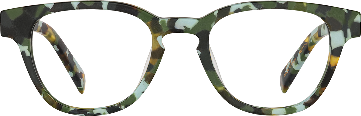 Camouflage Kids' Square Glasses
