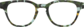 Front view of Kids' Square Glasses 4451124 in Camouflage thumbnail