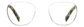 Front view of Kids' Square Glasses 4451124 in Camouflage thumbnail