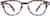 Front view of Kids' Square Glasses 4451129 in Kaleidoscope thumbnail