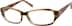Rectangle Glasses 445115 in Brown