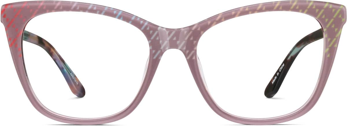 Front view of Cat-Eye Glasses 4451319 in Pink