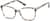Angle view of Square Glasses 4451435 in Gray Granite thumbnail