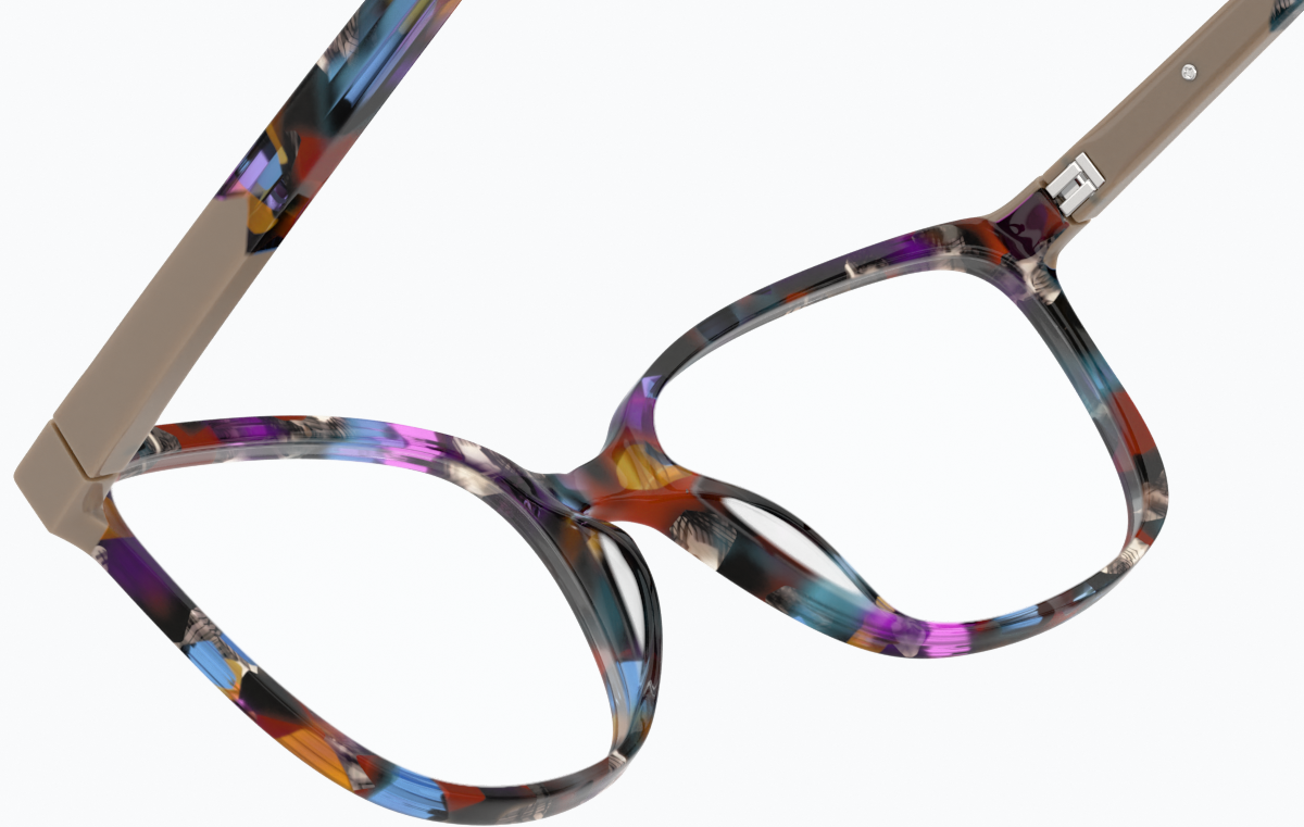 See-through view of Square Glasses 4451439 in Galaxy thumbnail
