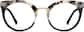 Front view of Round Glasses 4451535 in Ivory Tortoiseshell thumbnail