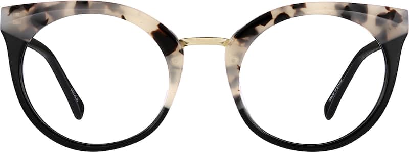 Ivory Tortoiseshell Round Glasses