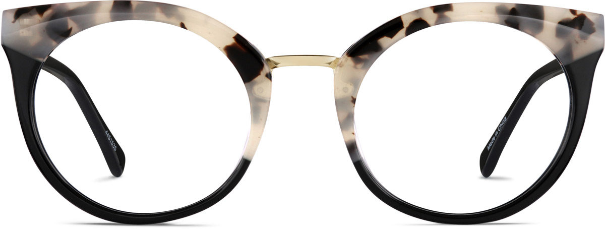 Ivory Tortoiseshell Round Glasses