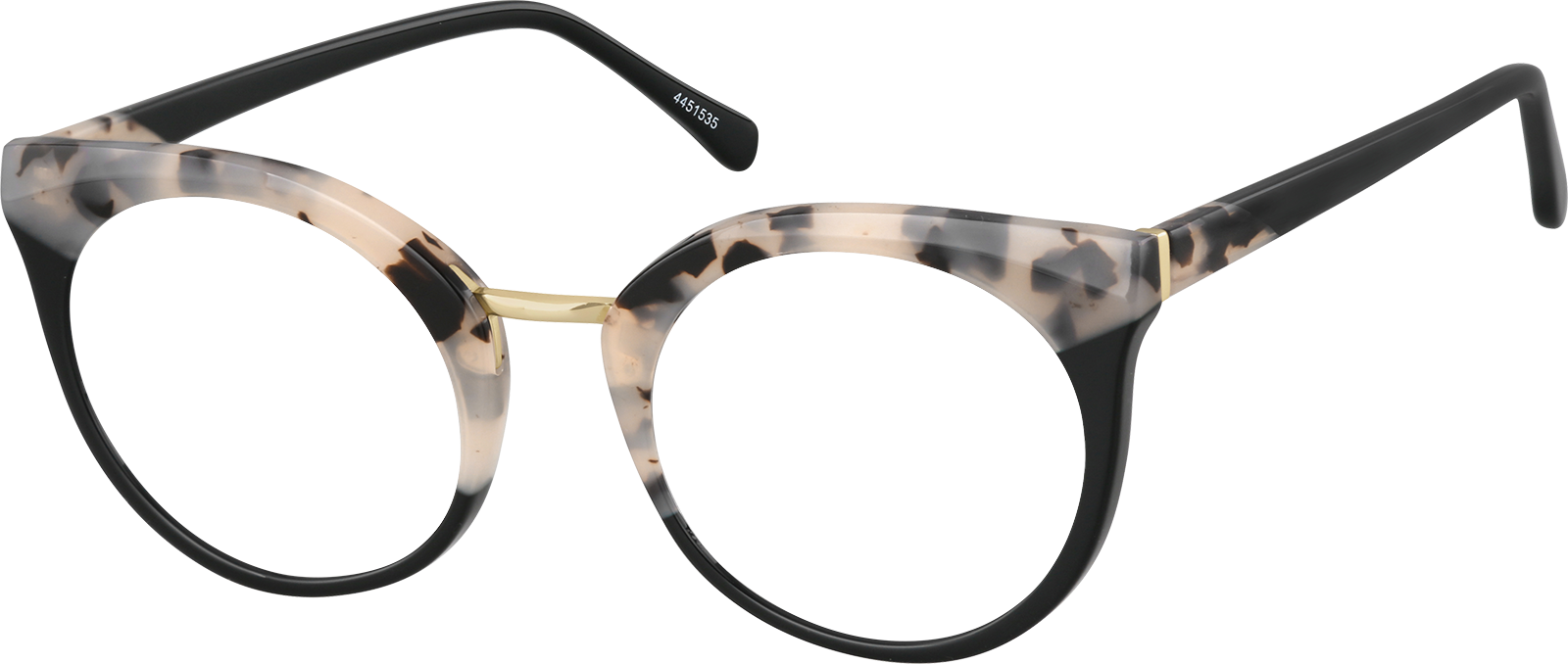 Ivory Tortoiseshell Round Glasses #4451535 | Zenni Optical