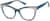 Angle view of Cat-Eye Glasses 4451716 in Blue thumbnail