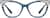 Front view of Cat-Eye Glasses 4451716 in Blue thumbnail