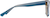 Side view of Cat-Eye Glasses 4451716 in Blue thumbnail