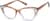 Angle view of Cat-Eye Glasses 4451815 in Brown Topaz thumbnail