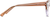 Side view of Cat-Eye Glasses 4451815 in Brown Topaz thumbnail