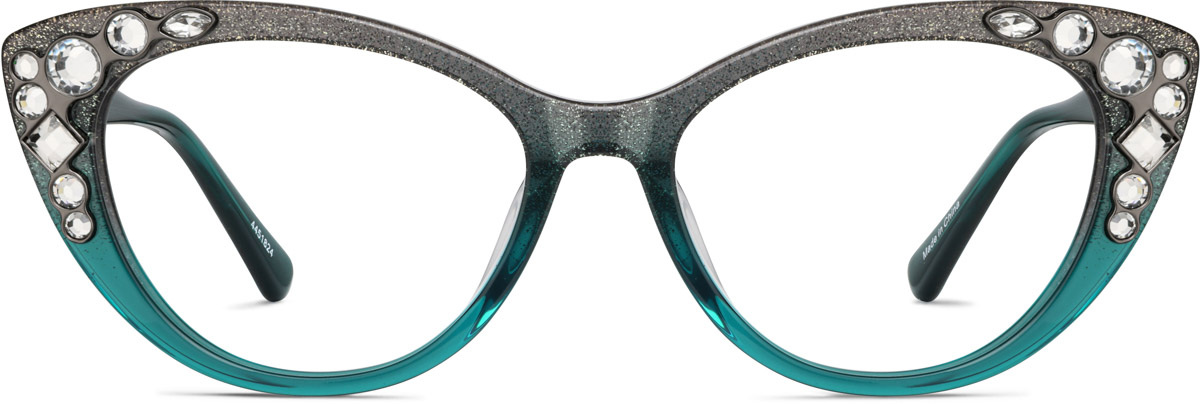 Gray Cat-Eye Glasses