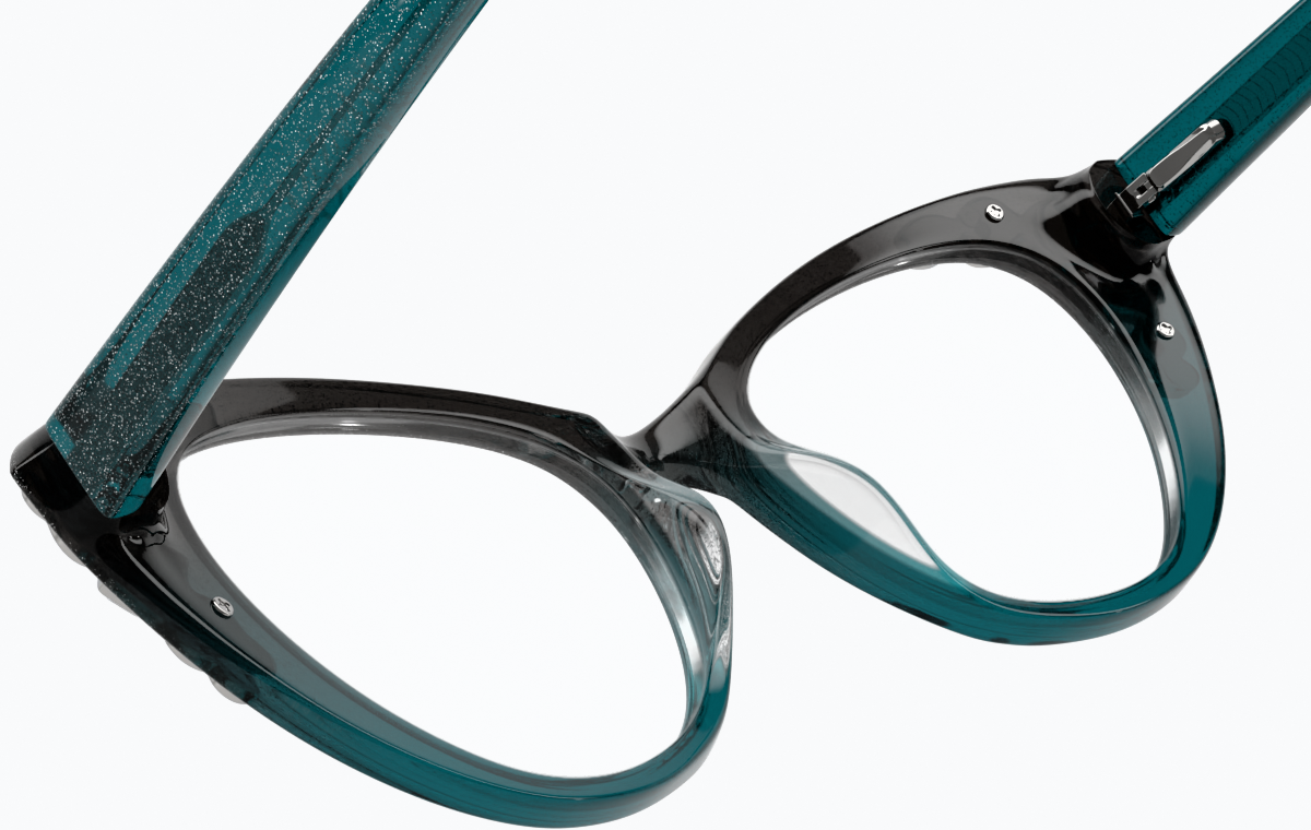 See-through view of Cat-Eye Glasses 4451824 in Gray thumbnail