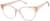 Angle view of Round Glasses 4452123 in Pink thumbnail