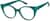 Angle view of Round Glasses 4452124 in Teal thumbnail