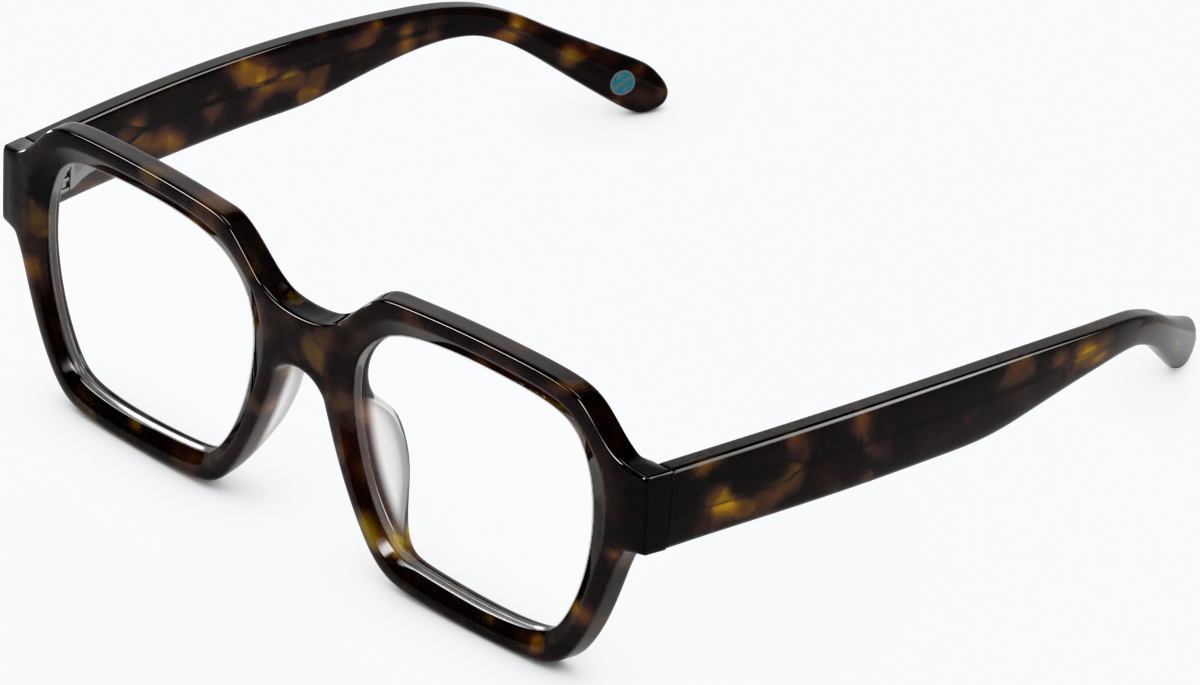 Angle view of Square Glasses 4452325 in Tortoiseshell thumbnail