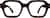 Front view of Geometric Glasses 4452325 in Tortoiseshell thumbnail