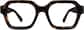 Front view of Square Glasses 4452325 in Tortoiseshell thumbnail