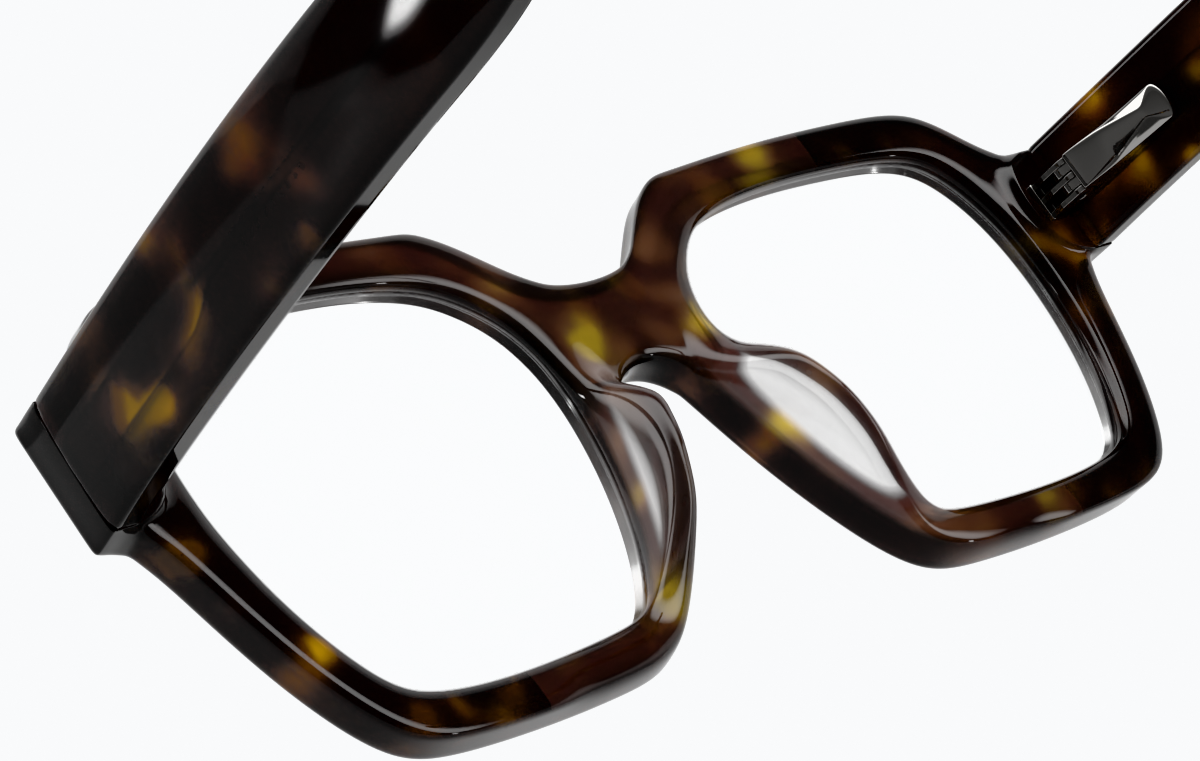 See-through view of Square Glasses 4452325 in Tortoiseshell thumbnail