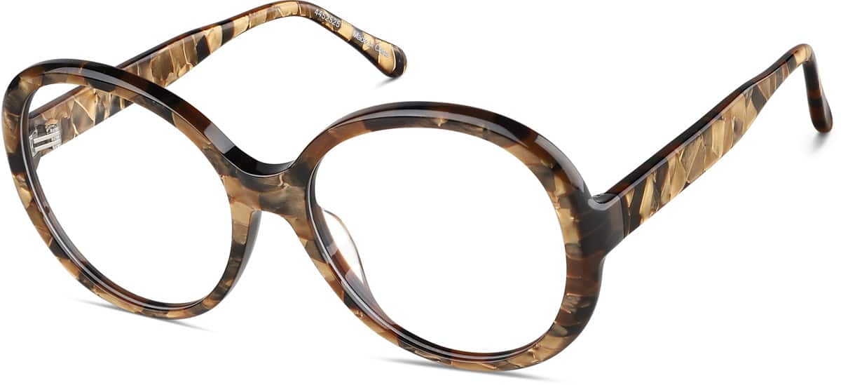 Angle view of The Iris Apfel 4452525 in Tiger's Eye