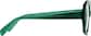Side view of Good To Be Square Glasses 4452924 in Emerald thumbnail