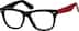 Square Glasses 445321 in Black