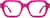 Front view of Miami Nice 4453617 in Fuchsia thumbnail