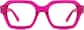 Front view of Miami Nice Glasses 4453617 in Fuchsia thumbnail