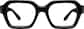 Front view of Miami Nice Glasses 4453621 in Black thumbnail