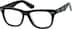 Square Glasses 445421 in Black