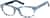 Angle view of Kids' Oval Glasses 4454816 in Blue Leopard thumbnail