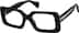 Rectangle Glasses 4455121 in Black