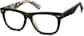 Angle view of Bodega Eyeglasses 445521 in Black thumbnail