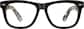 Front view of Bodega Eyeglasses 445521 in Black thumbnail