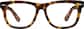 Front view of Bodega Eyeglasses 445525 in Tortoiseshell thumbnail