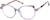 Angle view of Kids' Round Glasses 4455417 in Purple thumbnail