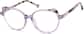 Angle view of Kids' Round Glasses 4455417 in Purple thumbnail